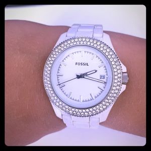 Women’s fossil watch.